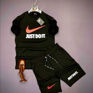 Men’s Black Nike Short Set